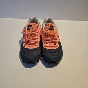 Nike Woman's Ankle High Running Shoes AIR PEGASUS Gray, Orange and White SIZE 9